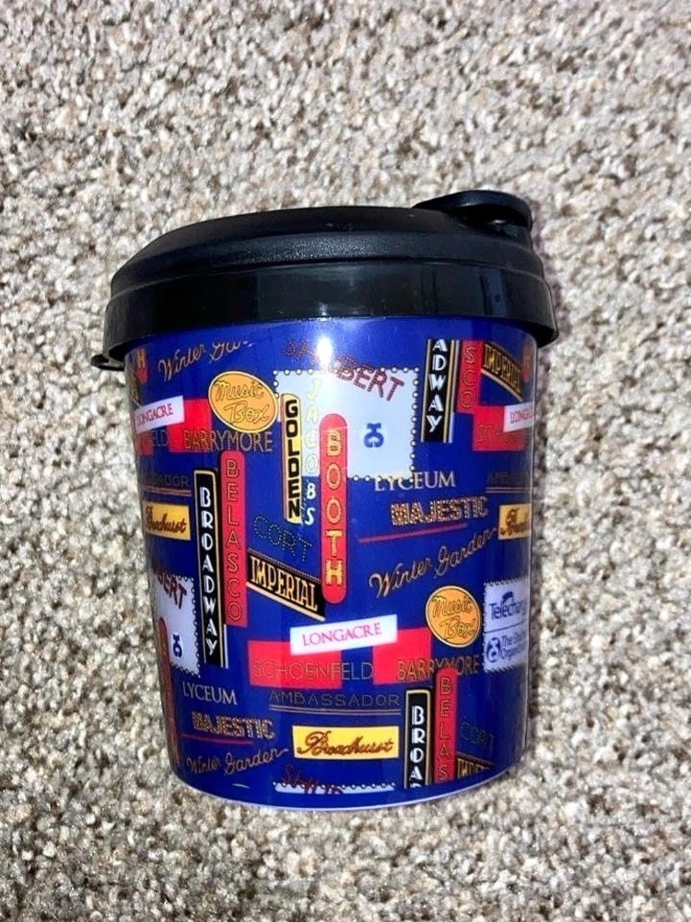 Tika Cup Company Travel Tumbler in Blue & Black